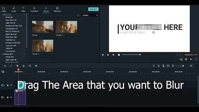How To Blur A Part Of A Video In Filmora 9 || By Elight Tech | Blur Effect | Filmora 9