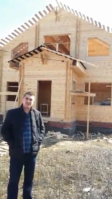 Что понравилось больше всего? Отзыв о строительстве. Дом из двойного бруса.Баумхаус. Оренбург