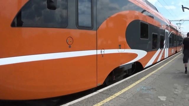 Stadler FLIRT Trains At Lilleküla Station / Поезда Штадлер FLIRT на ст. Лиллекюла