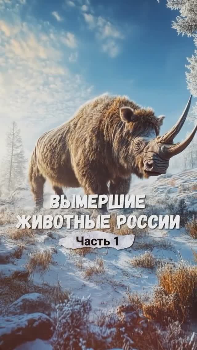 Вымершие животные России !