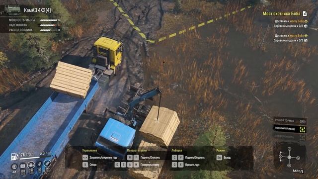 SnowRunner - Задание на Островном озере!!