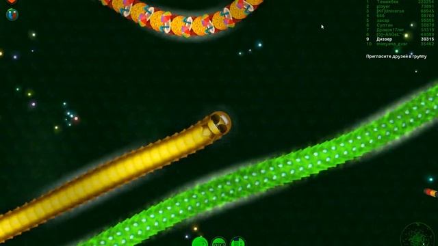 В погоне за 200к////Обычная игра #3 - Wormax.io