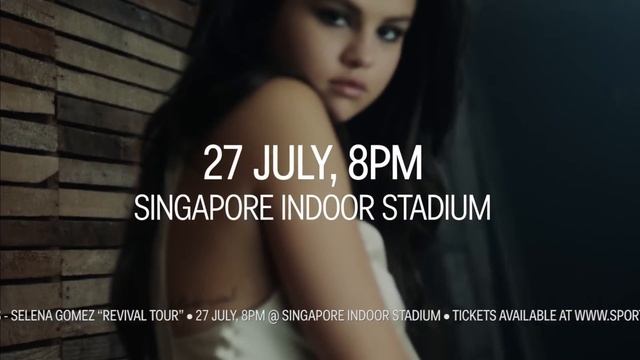Selena Gomez REVIVAL TOUR Live In Singapore 2016!