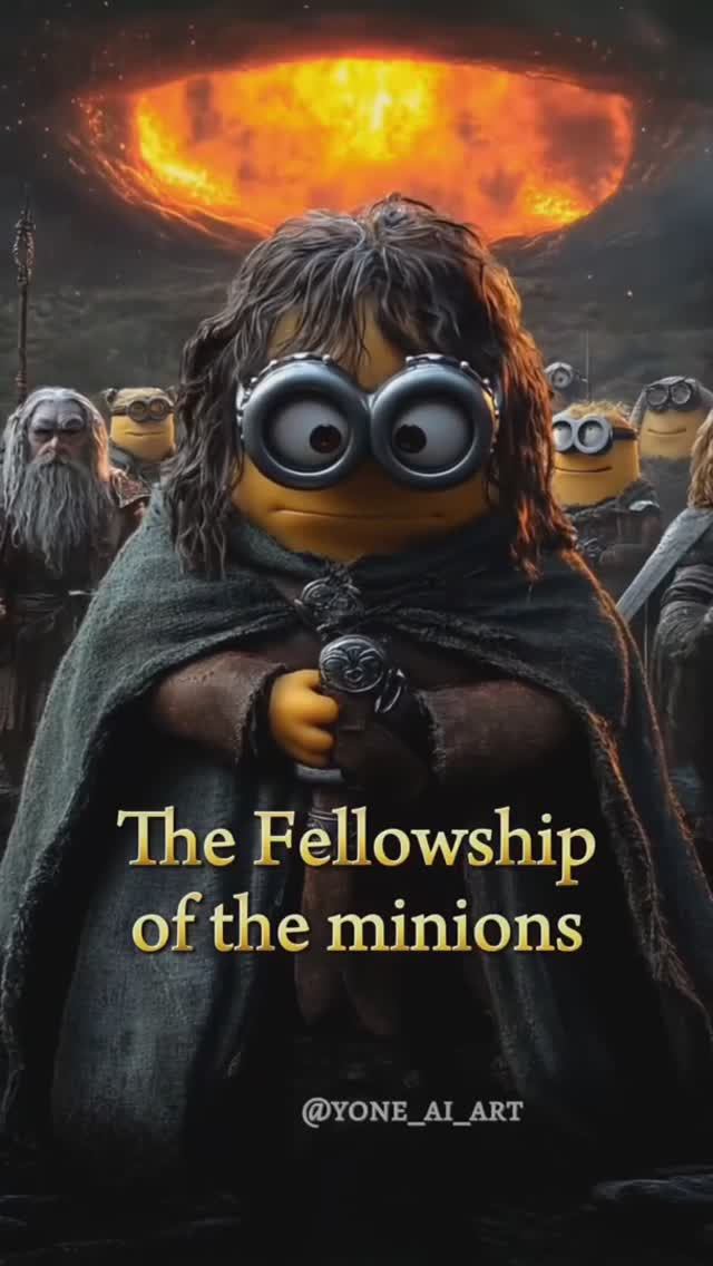 Миньоны-в стиле фильма «Властелин колец» (Lord of the rings)