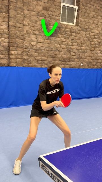 Игровая стойка в настольном теннисе