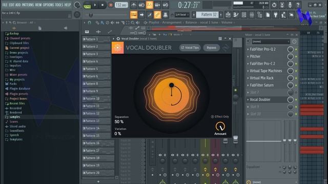 How to use izotope vocal doubler