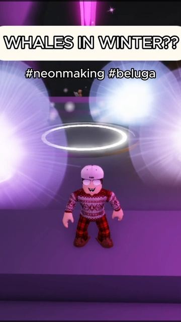 Did I See A Beluga Whale?? ? #neon #playadoptme