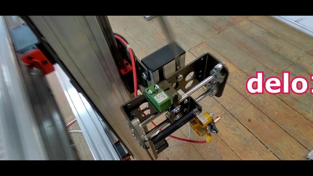 Работа датчика обрыва струны на ЧПУ станке по резке пенопласта