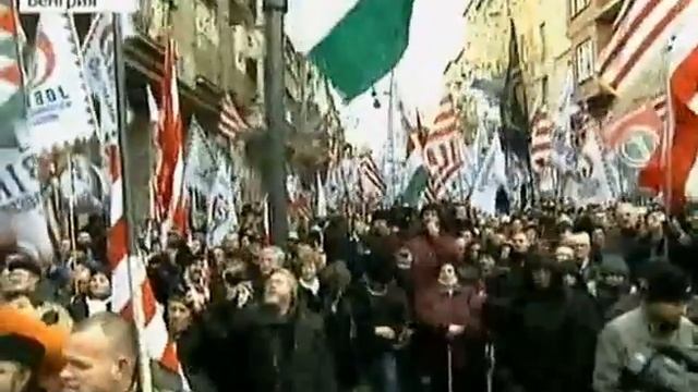 V Vengrii Demonstraciya Protiv Uchastiya V ES