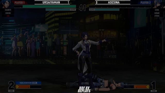 KOF XV 🔥 Shermie Asesina (Leona/Shermie/Athena) Vs Ursaiyaman (Mai/Elisabeth/Chizuru) 🔥 Steam
