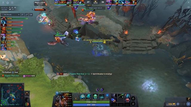 Elder Titan Support | 7.30e | Pos 5 ET DPS Build | Dota 2 Immortal Gameplay