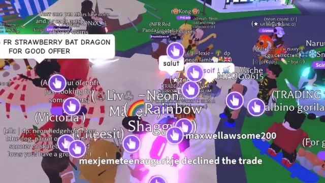 ★WHAT PEOPLE TRADE FOR A MEGA NEON ZEBRA!★