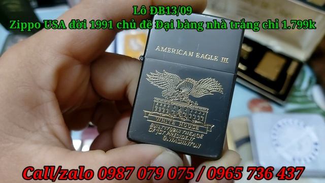 Zippo USA Hàng Tuyển Đẹp - Hiếm Dòng Replica 1932 | Đồng Hồ Zippo| Platinum Plating| Sinh Tồn | ĐB1
