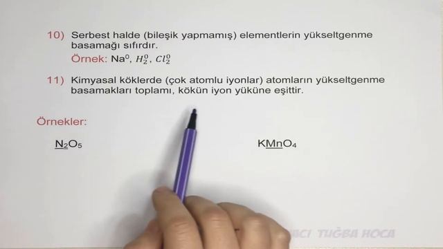 MODERN ATOM TEORİSİ–6  YÜKSELTGENME BASAMAKLARI (11. SINIF AYT)