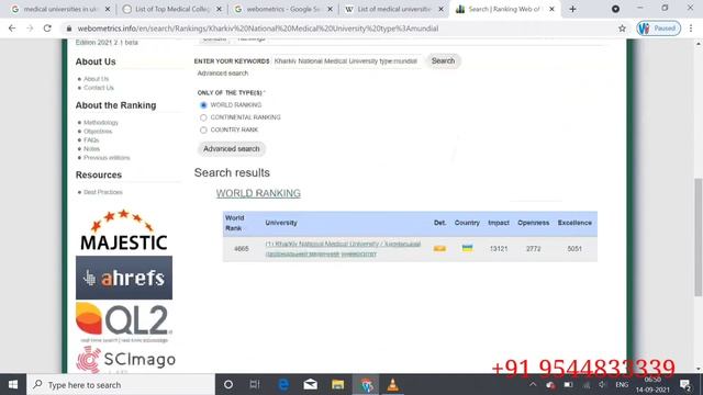 Ukraine -ലെ Medical University - കളും Word Ranking - ഉം | Ranking Of Medical Universities In Ukrain