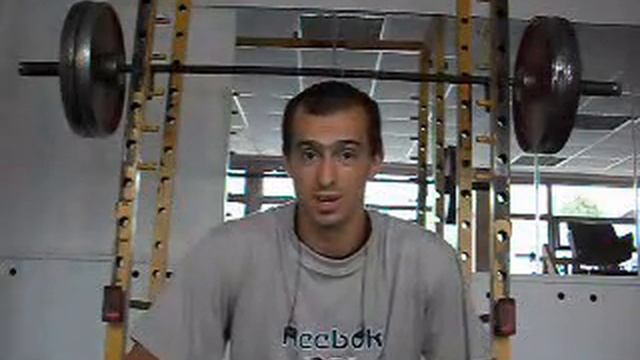 Присед на груди 100 на 8