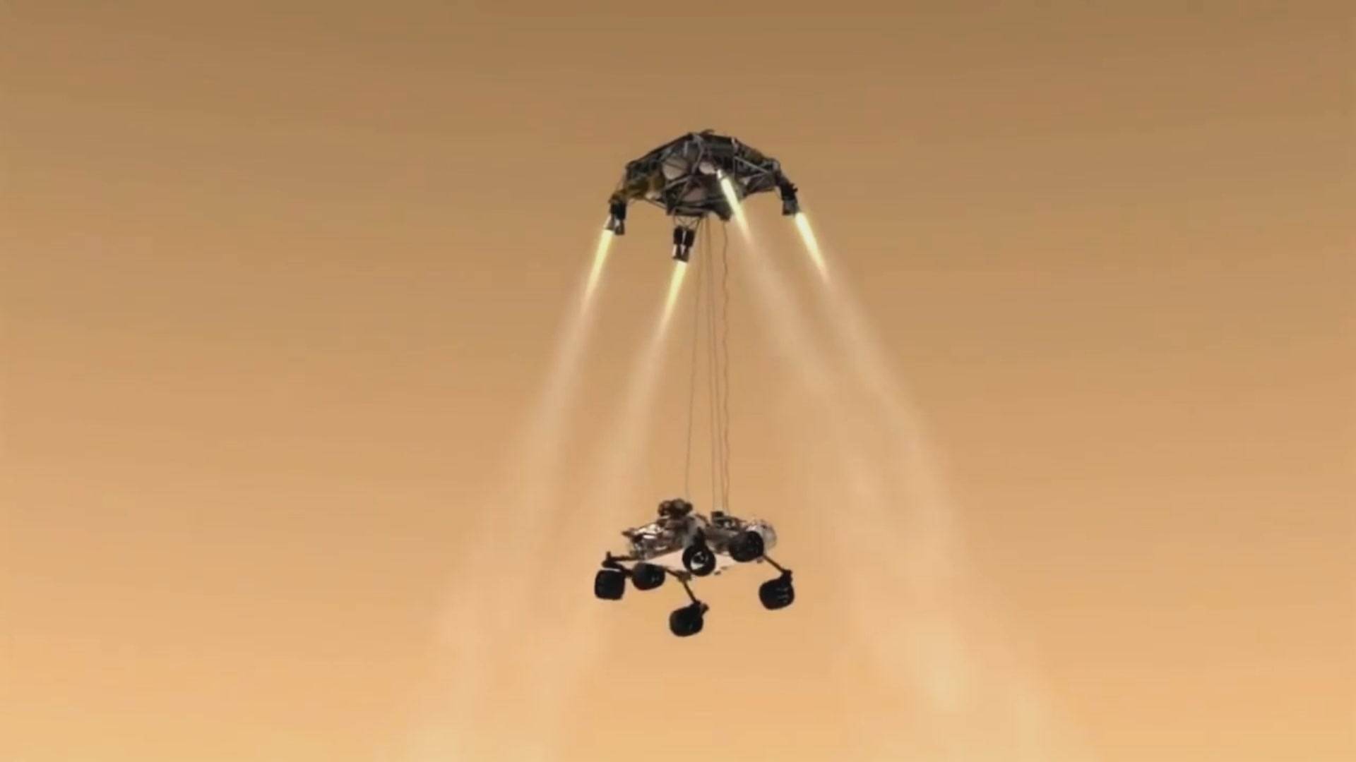 Посадка Кьюриосити на Марс (исследование поверхности планеты)