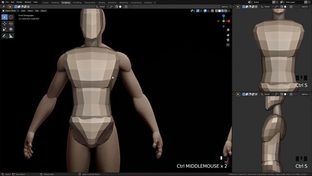 Base Mesh Sculpting Tutorial In Blender 2.8 | Stylized | 1/2