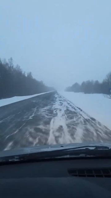 метель трасса Казань - Самара #shorts