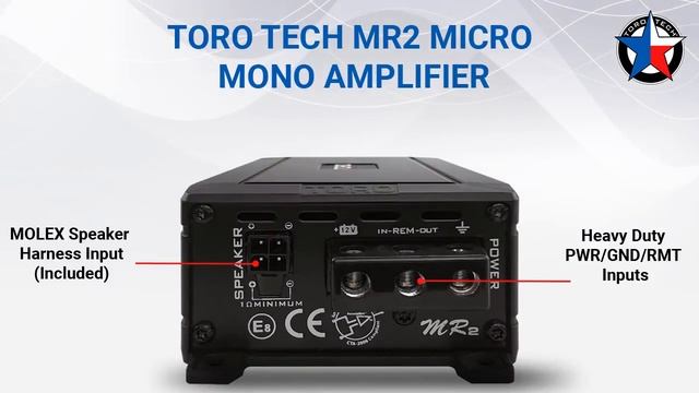 TORO TECH AUDIO MR2 Tiny Mono Subwoofer Mini Amplifier Video