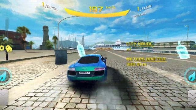 Audi R8 In Barcelona | Asphalt 8 Airborne #asphalt8 #games  #drivingfails #asphalt