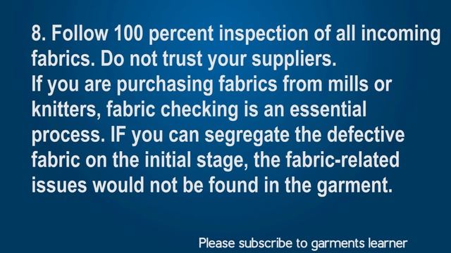 How To Improve Garment Quality | What Is The Best Methods Of Improving Quality ? #qualityimprovemen