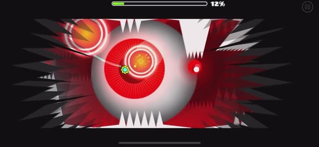 ISPYWITHMYLITTELEYE/ ( 2 Easy Demon) / Geometry Dash 2.207
