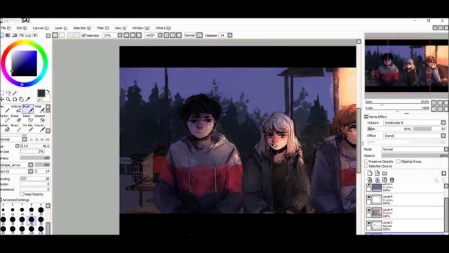 SPEEDPAINT SAI: Well...