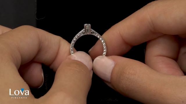 Lova Pırlanta - 0,20 Karat Pırlanta Tektaş Yüzük - 1080001