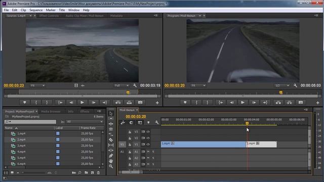 Adobe Premiere Pro урок 04 Основы видеомонтажа видео уроки Adobe Premiere Pro
