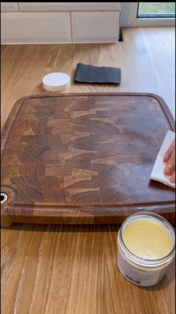 Обработка разделочной доски. Масло-воск для дерева артикул WB -192262965 #шортс #распаковка #тренды