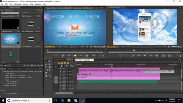 How To Create Subscribe Button And Bell Icon Intro In Adobe Premiere Pro || Step By Step In Nepali