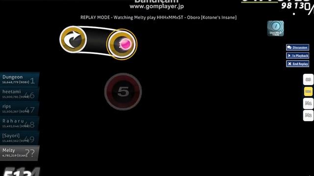 osu! HHHxMMxST - 朧 Kotones Insane DT