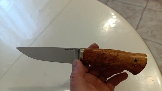 Обзор ножа от Андрея Горшкова из стали BOHLER N690
