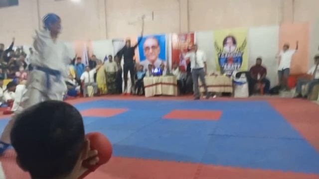 Karate Championship Assam. Karate Fight. Junior -52kg Kumite. Karate Fight Hemphu Vs Suraj