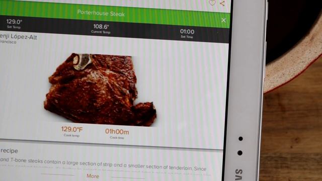 Sous Vide Porterhouse Steak With The Anova Precision Cooker