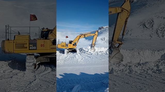 Жёлтый трактор, море снега и серый волк по имени Геннадий.