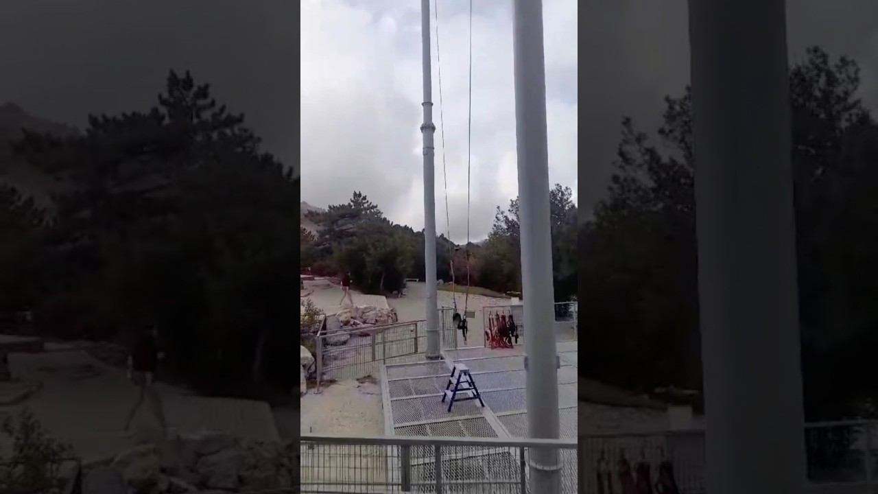 Крым Ай-Петри качели над пропастью