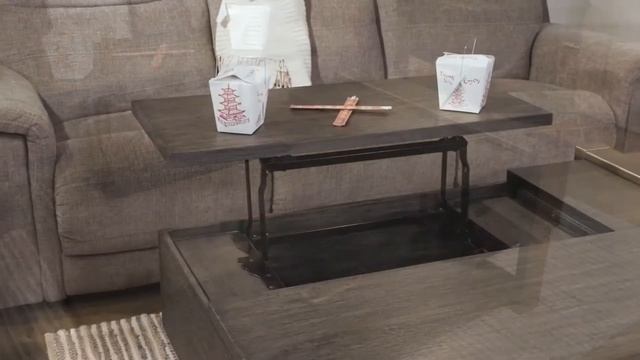 Forleeza Dark Gray Lift Top Coffee Table From Signature Design By Ashley