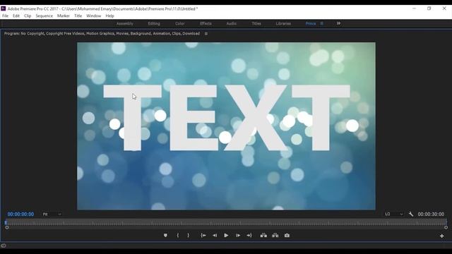 Part 13: Using The Track Matte Key!! ( Arabic Adobe Premiere Pro CC 2017 Tutorials)