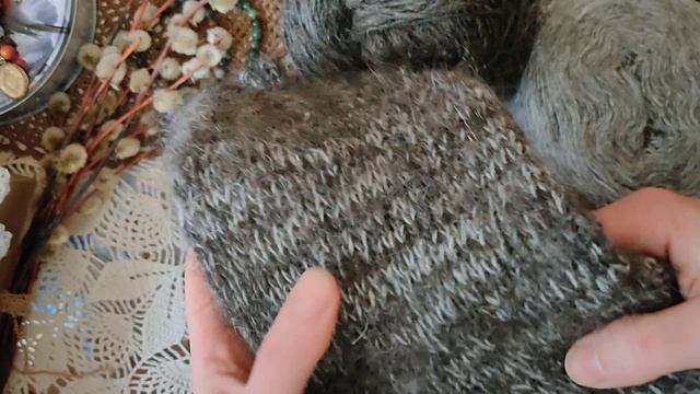 Вязание носков/Вязание из козьего пуха/Хранение пряжи