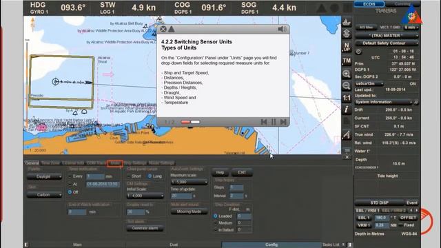 How To Use A TRANSAS Electronic Chart Display And Information System (ECDIS)? Familiarization Mod.