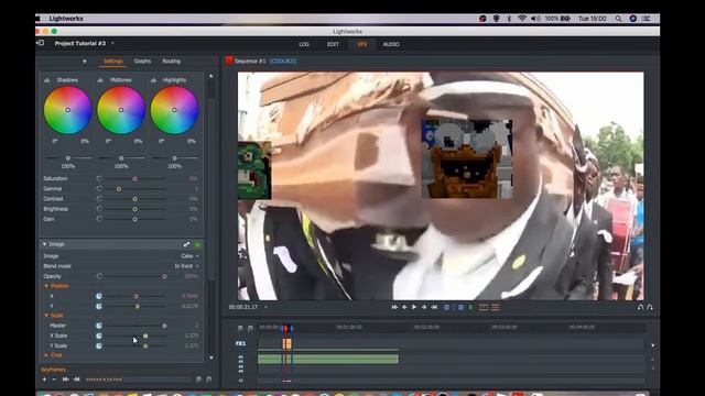 How To Put Images On People/objects In Lightworks (Usually For Memes)