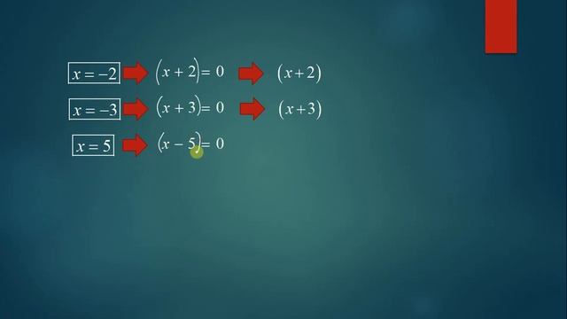 TEOREMA DEL FACTOR - EJEMPLO 1