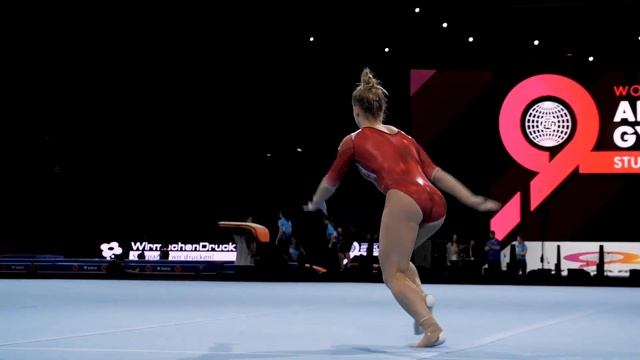 Lilia Akhaimova (RUS) FX - 2019 World Championships - Podium Training