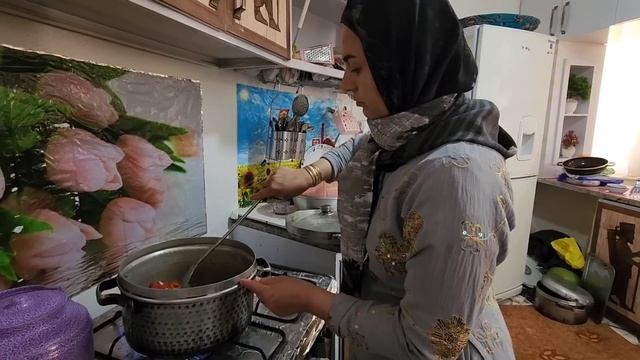 Cooperation Of Villagers In Construction.  Hassan Helped Mirza Agha In Building The Roof