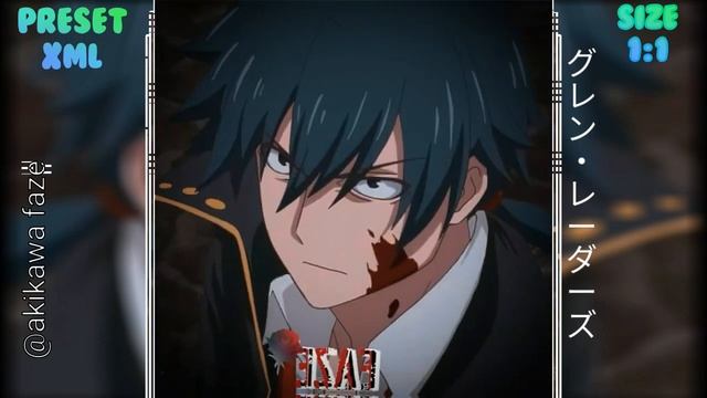 Preset AM🎟️Sound Serem Kane🎵🎶|Glenn Radars||Rokudenashi Majutsu Koushi To Akashic Record|