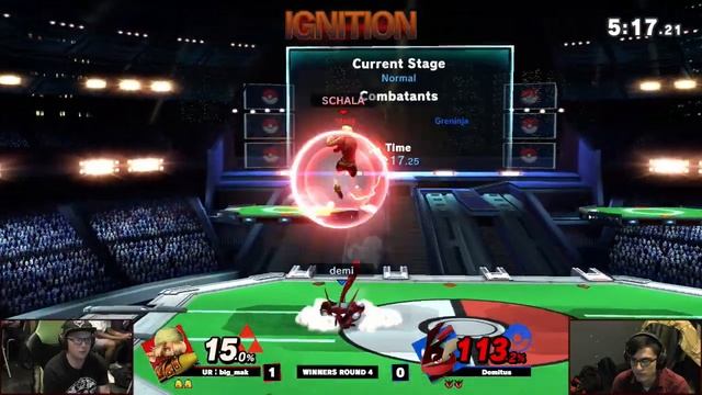 Ignition #202 WINNERS ROUND 4 - UR | Big_mak (Sheik) Vs Demitus (Greninja)