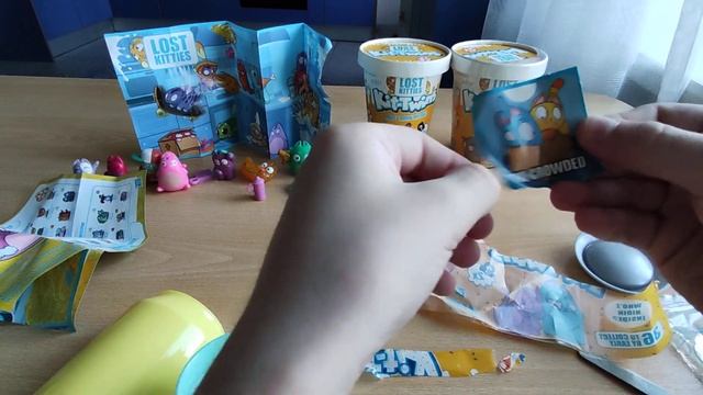 Распаковка Lost Kitties банка лимонада!!! В конце видео неожиданный сюрприз)))