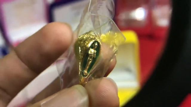 มหาสังข์ พิมพ์เล็ก เนื้อสำริด ผิวกะไหล่ทองลงยา รุ่นยอดทรัพย์64